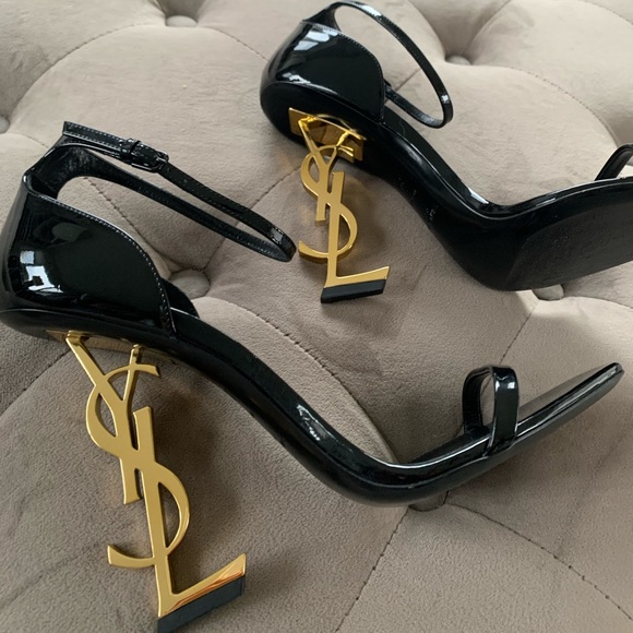 🚫⛔️SOLD⛔️🚫Saint Laurent Opyum Logo-Heel sandals - Picture 11 of 15